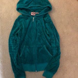 JUICY COUTURE velour zippy